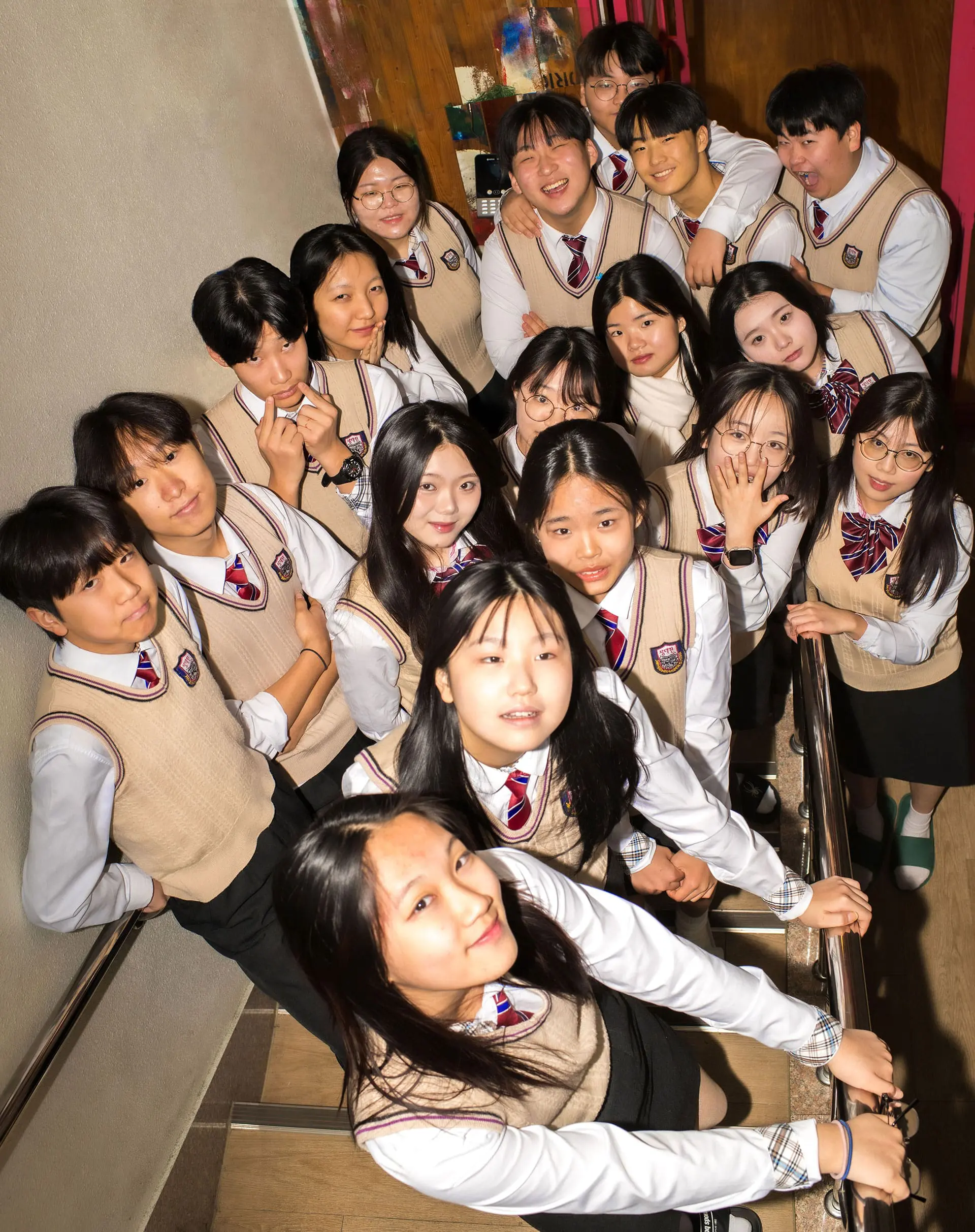 Students featured in the documentary School for Defectors